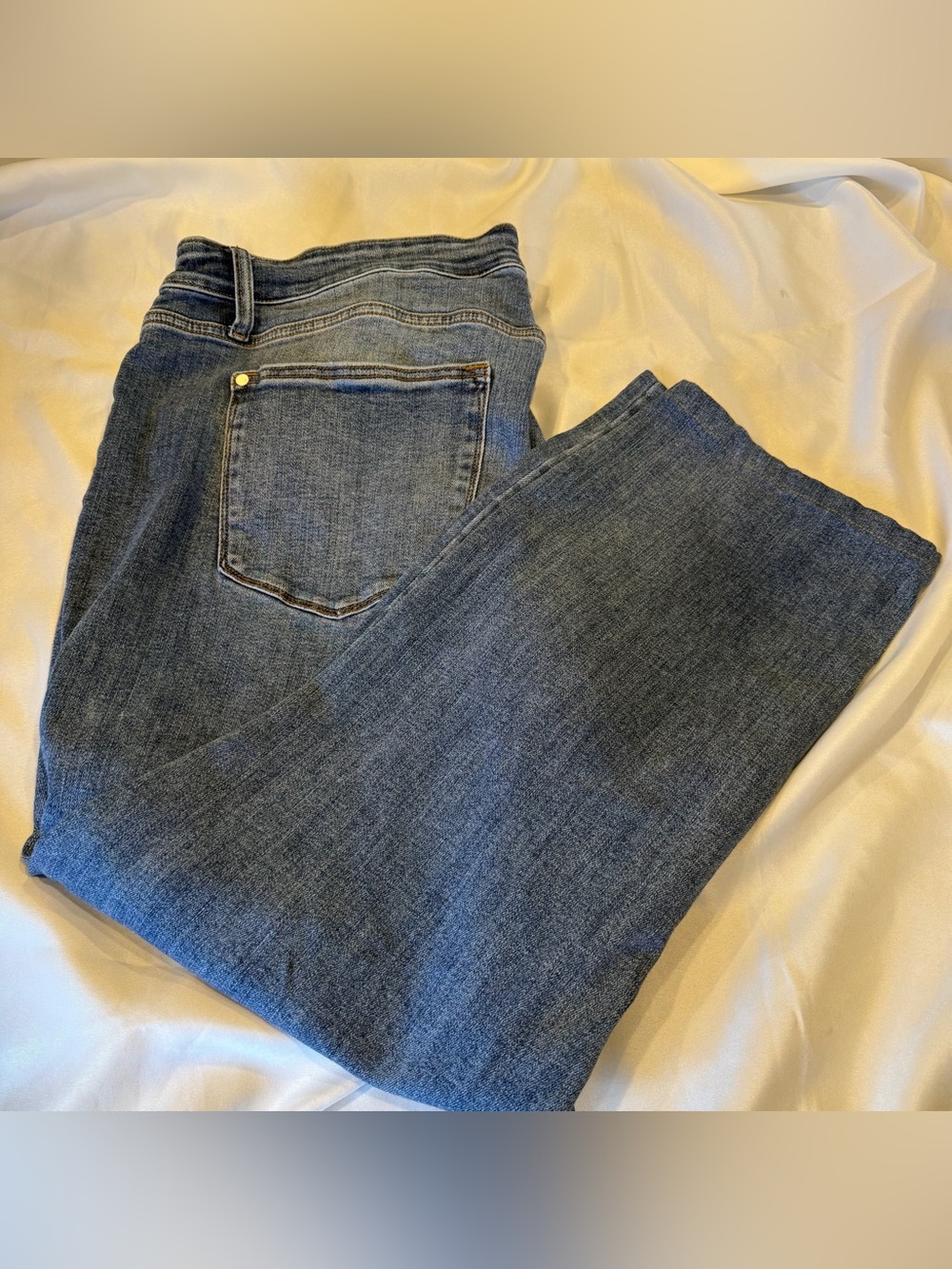 Judy Blues Women's Straight Leg slim fit Jeans Blue Denim size 23W (40x25)